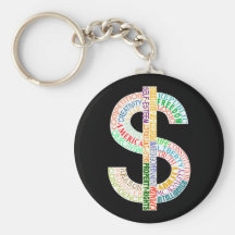Dollar Sign Keychain