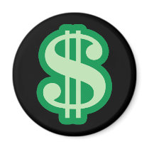 Dollar Sign Magnet