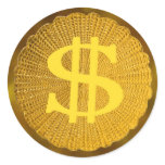 dollar sign stickers