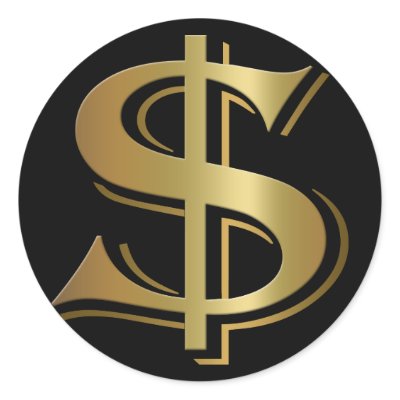 Dollar Sign Stickers by HChangeri