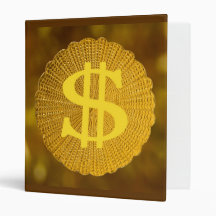 dollar sign vinyl binders