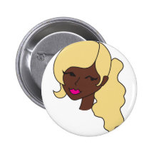 Dollface Pinback Buttons