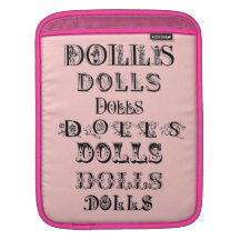 Dolls Collector iPad laptop sleeve cover Sleeve For iPads
