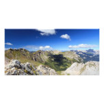 Dolomites landscape on summer photo print
