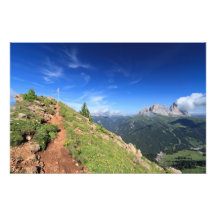 Dolomiti - belvédère au-dessus de vallée de Fassa Photographies