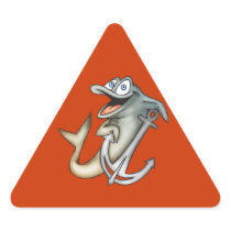 Dolphin Anchor Stickers