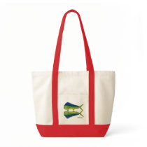 Dolphin,Dorado,MahiMahi with reflection Bag