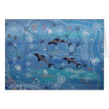 Dolphin Dreaming Card