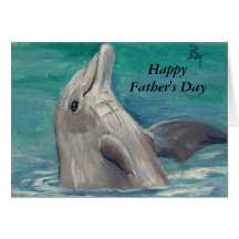Dolphin Father's Day Card