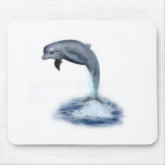 dolphin illustration mouse pads