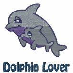 Dolphin Love embroidered shirts
