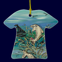 Dolphin Music Ornament ornaments