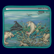 Dolphin Music Rickshaw iPad Sleeve ipad sleeves
