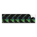 Dolphin Peace Friday Bumper Sticker
