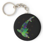 Dolphin Peace Friday Keychain