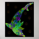 Dolphin Peace Friday Print