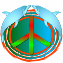 Dolphin Peace Photo Sculpture