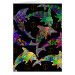 Dolphin Peace Pod Blank Card
