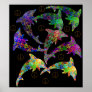 Dolphin Peace Pod Posters