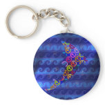 Dolphin Peace Saturday Keychain
