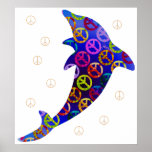 Dolphin Peace Saturday Print