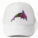 Dolphin Peace Wednesday Cap Trucker Hat