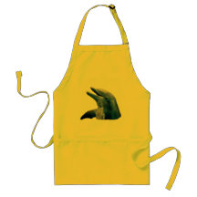 Dolphin Picture Yellow Apron