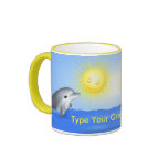 Dolphin Playing with Sun Mugs