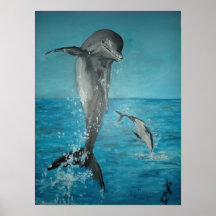 Dolphin Print