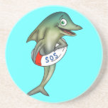 Dolphin SOS Coaster