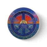 Dolphin Sunset Peace Pin