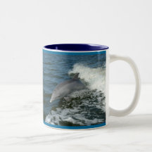 Dolphin Swimming in Ocean Mug