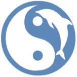 Dolphin Yin Yang Ornament Cut Outs