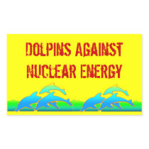 Dolphins Against Nuclear Energy Anti-Nuke Sticker