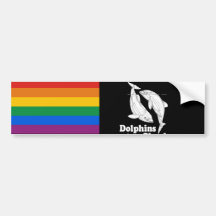 Dolphins are just gay sharks bumper stickers