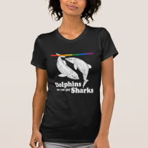 Dolphins are just gay sharks t-shirt