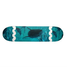 Dolphins at Play Skateboard