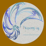 Dolphins Bookplate stickers