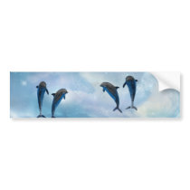 Dolphins fantasy bumper sticker