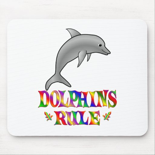 Dolphins Rule Mouse Pads
