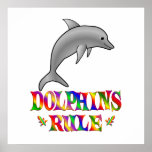 Dolphins Rule Poster