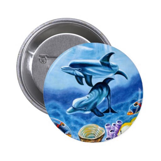 Dolphins Tropical Fish Pins