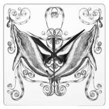 Dolphins Wall Clock