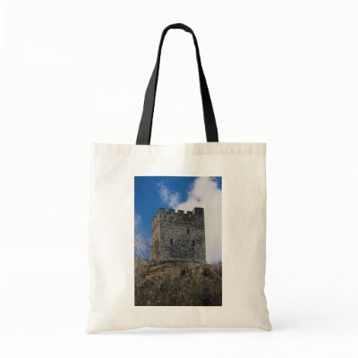 Dolwyddelan Castle, built 1200 by Llewellyn ab lor Tote Bags by beautifulclicks