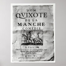 Dom Quixote de La Manche Comedie' Print