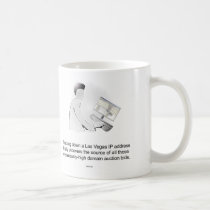 Domain Name Auction Mystery (Solved) mugs