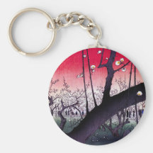 Domaine Kameido, Hiroshige Ando de prune Porte-clé