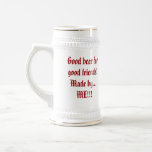Dombek Breweries Inc., Good beer f... - Customized mugs