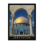 "Dome of the rock, Jerusalem" postcard