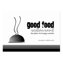 Domed Serving Platter Business Cards